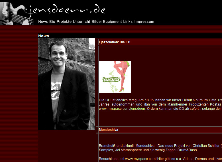Jens Doerr Homepage